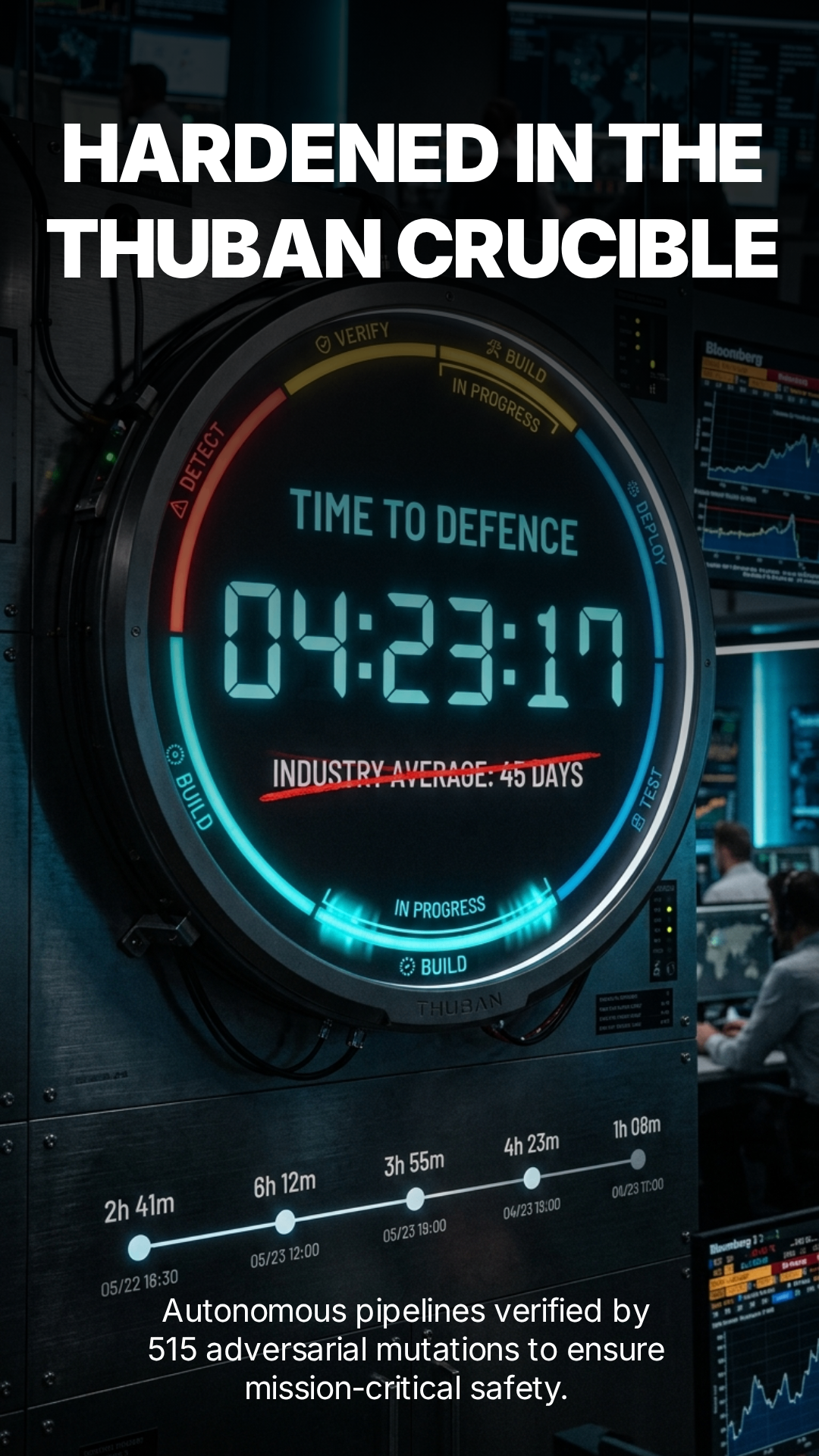 Hardened in the Thuban Crucible — 515 adversarial mutations, mission-critical safety, Thuban TTD campaign header
